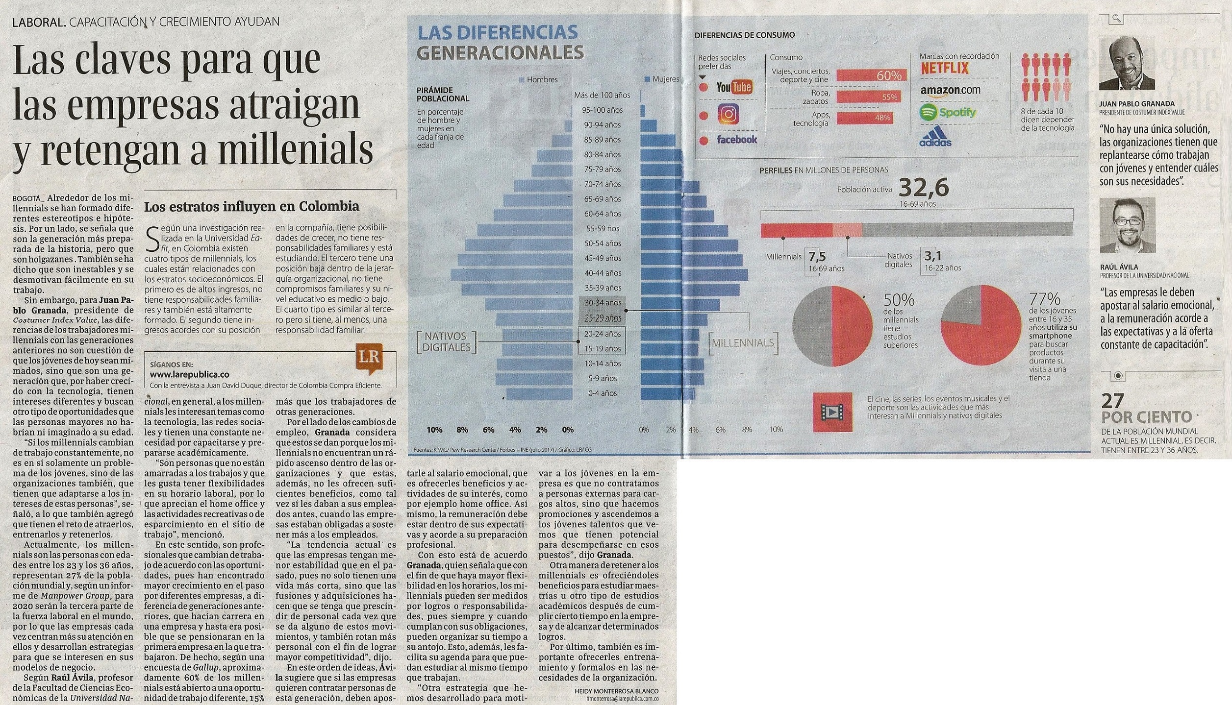 Las claves para que las empresas atraigan y retengan a los millennials