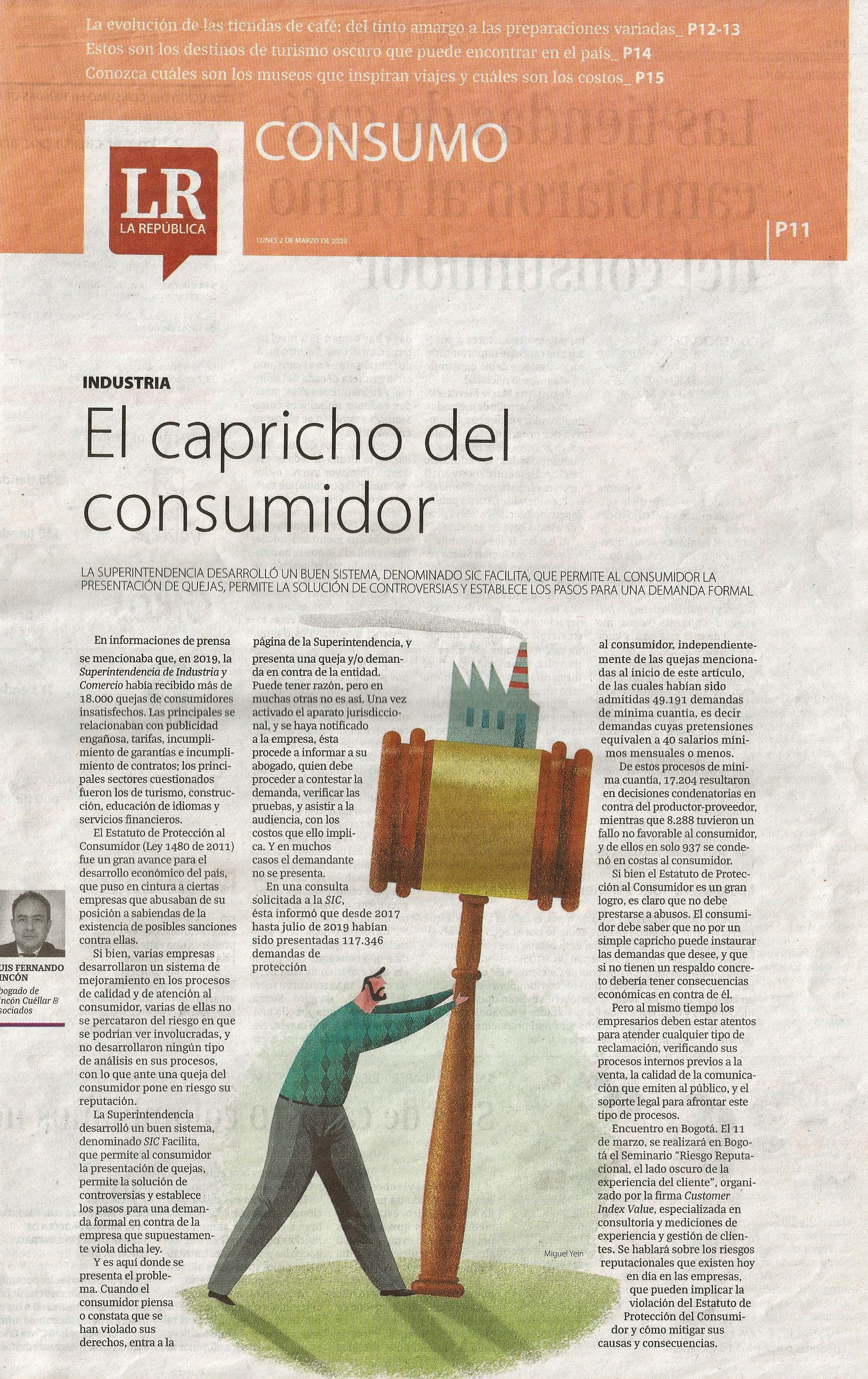 El capricho del consumidor