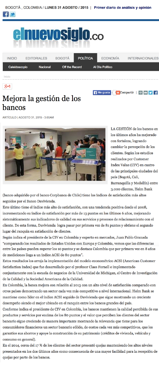 Mejora la gestión de los bancos