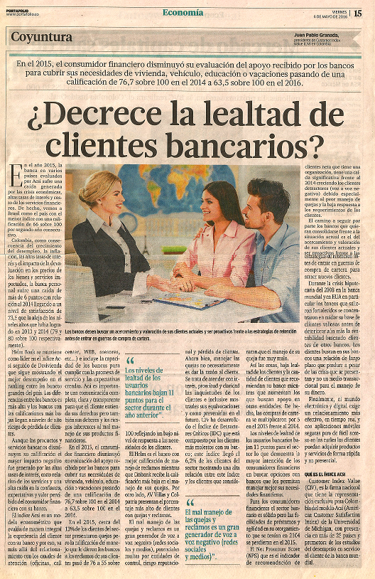 ¿Decrece la lealtad de clientes bancarios?